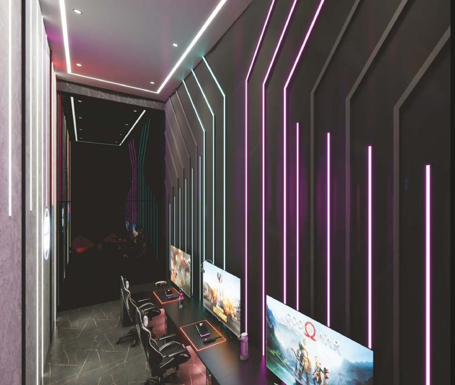 Hi-tech gaming zone