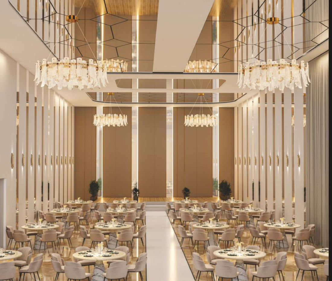 Grand banquet hall for celebrations